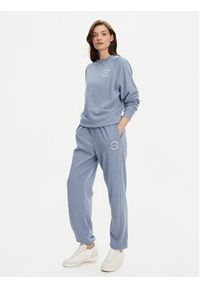 TOMMY HILFIGER - Tommy Hilfiger Spodnie dresowe UW0UW05793 Niebieski Regular Fit. Kolor: niebieski. Materiał: bawełna #3