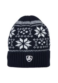 PEAK MOUNTAIN - Czapka Peak Mountain Bon-Micolor. Kolor: niebieski. Sezon: zima. Styl: sportowy #1