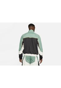 Nike - Kurtka męska nike throwback jacket dutch green. Kolor: zielony. Sport: bieganie
