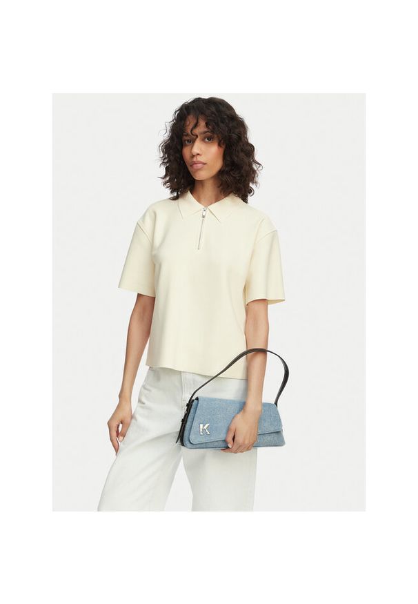 Torebka Karl Lagerfeld Jeans. Kolor: niebieski