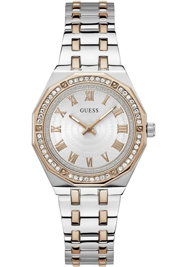 Zegarek damski Guess GW0770L5 CYRKONIE srebrny. Kolor: srebrny