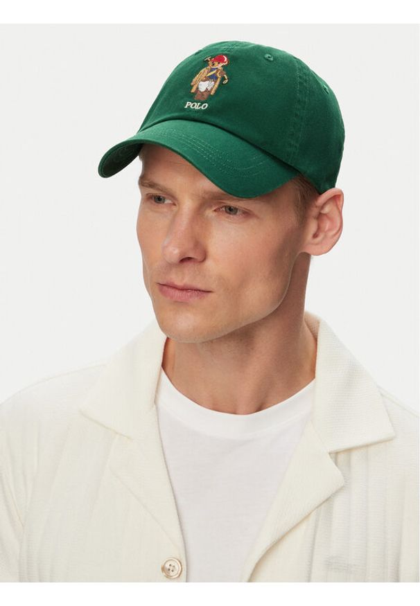 Polo Ralph Lauren Czapka z daszkiem 710A13275001 Zielony. Kolor: zielony. Materiał: bawełna