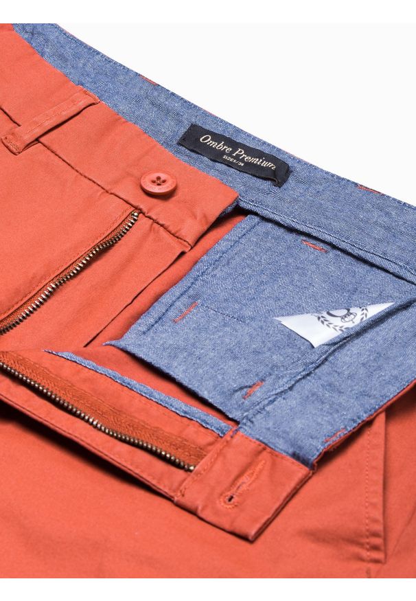 Czerwone spodnie Ombre Clothing