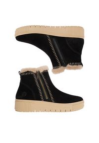 Remonte Botki CEO-D3B70-03 Czarny. Kolor: czarny. Materiał: skóra, zamsz #5