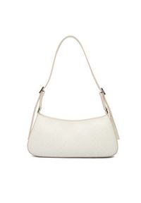 Calvin Klein Torebka Emblem Aop Small Shoulder Bag LV04F3324G Écru. Kolor: kremowy. Materiał: skórzane #5