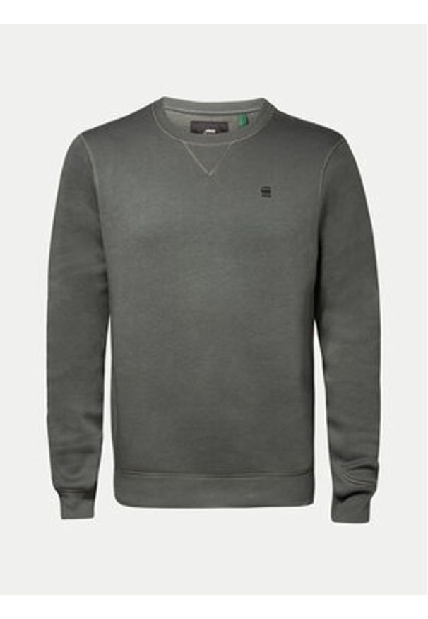 G-Star RAW - G-Star Raw Bluza Premium Core D16917-C235 Szary Regular Fit. Kolor: szary. Materiał: syntetyk