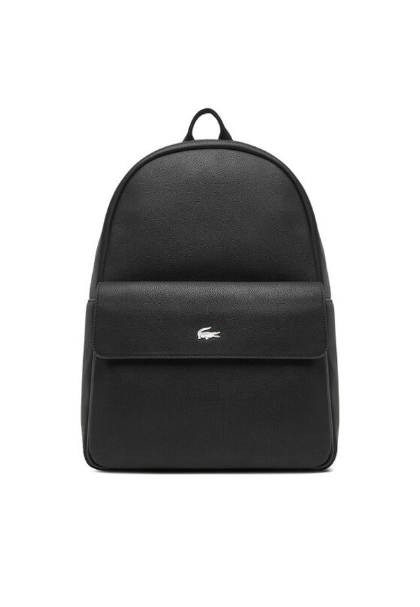 Lacoste Plecak NH5164UE Czarny. Kolor: czarny. Materiał: skóra