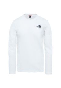 Koszulka Longsleeve The North Face Easy. Kolor: biały. Długość rękawa: długi rękaw. Długość: długie