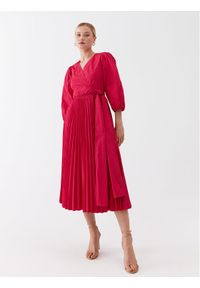Red Valentino Sukienka codzienna 2R3VAGL51FP Różowy Regular Fit. Okazja: na co dzień. Kolor: różowy. Materiał: syntetyk. Typ sukienki: proste. Styl: casual