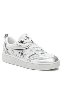 Calvin Klein Jeans Sneakersy Basket Cupsole Low Mix Ml Mr YW0YW01386 Biały. Kolor: biały #2