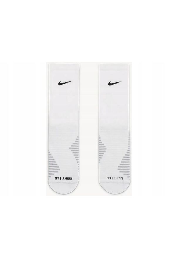 Skarpety Nike Strike sportowe. Kolor: biały. Sport: piłka nożna