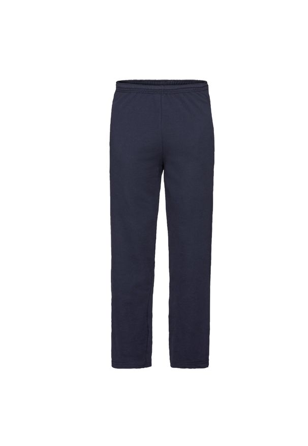 FRUIT OF THE LOOM - Lekkie Spodnie Do Biegania Unisex Dla Dorosłych Z Otwartym Dołem. Kolor: niebieski