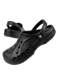 Klapki Crocs Baya U 10126-001 czarne. Kolor: czarny. Materiał: guma, tworzywo sztuczne, materiał