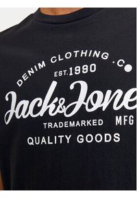 Jack & Jones - Jack&Jones T-Shirt Forest 12247972 Czarny Standard Fit. Kolor: czarny. Materiał: bawełna