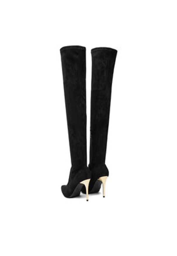 DeeZee Kozaki JDY230101 Czarny. Kolor: czarny. Materiał: materiał