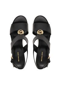 MICHAEL Michael Kors Sandały Erin Platform 40S6ERHS1L Czarny. Kolor: czarny. Materiał: skóra. Obcas: na platformie #6