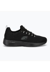 skechers - Buty na co dzień męskie SKECHERS DYNAMIGHT siateczka. Okazja: na co dzień. Kolor: czarny. Model: Skechers Sport. Sport: turystyka piesza, fitness