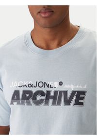 Jack & Jones T-Shirt Brat Tee 12288103 Niebieski Regular Fit. Kolor: niebieski. Materiał: bawełna #3