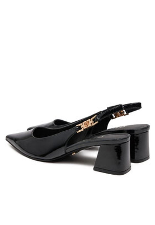 Guess Sandały FLPZAB PAF05 Czarny. Kolor: czarny. Materiał: skóra