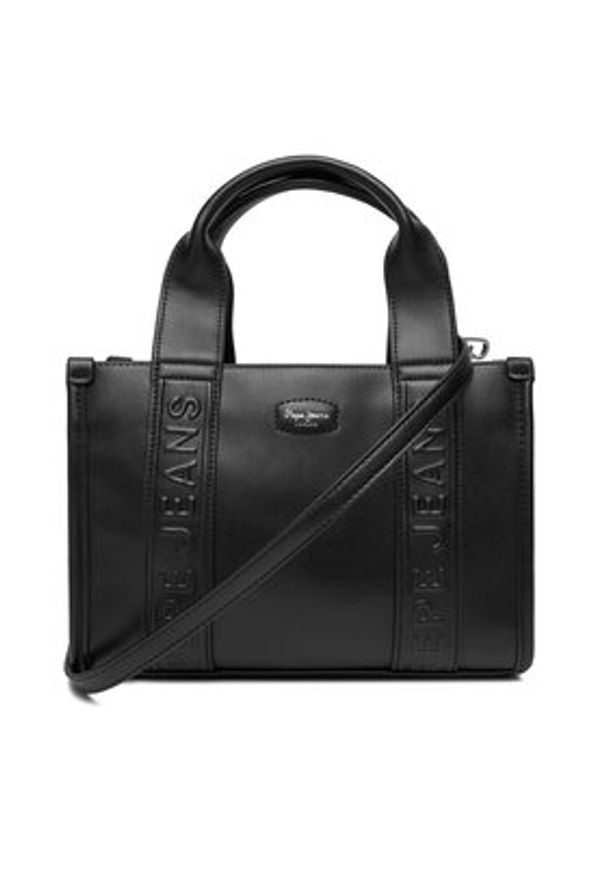Pepe Jeans Torebka Zadie Marrel PL0300008 Czarny. Kolor: czarny. Materiał: skórzane