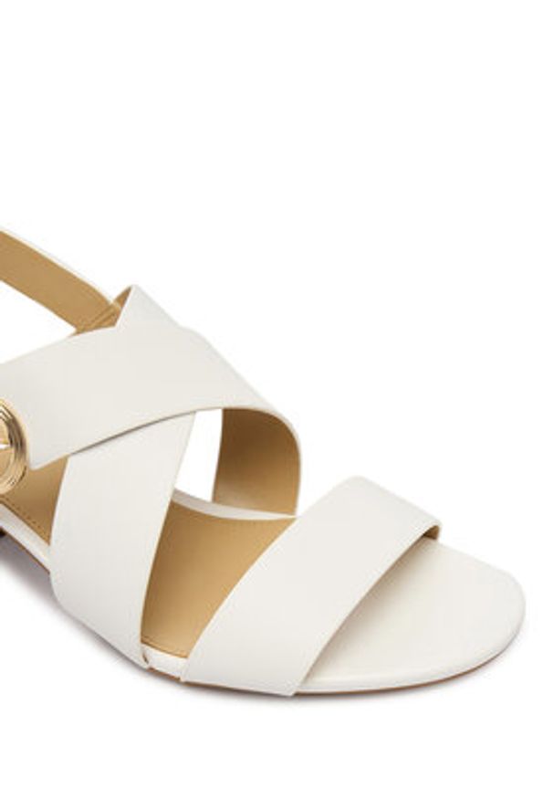 MICHAEL Michael Kors Sandały Vera Mid 40S4VEMS1L Écru. Kolor: kremowy. Materiał: skóra