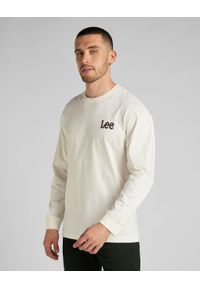 Lee - LEE LS LOGO LOOSE TEE MĘSKA KOSZULKA Z DŁUGIM RĘKAWEM LOGO L69AFQNQ 112321851. Długość rękawa: długi rękaw. Długość: długie #1