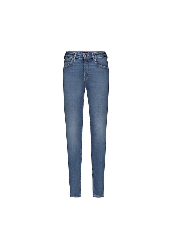 Lee - LEE DAMSKIE SPODNIE JEANSOWE FOREVERFIT INDIGO SPRINGS 112348936 L32S007972