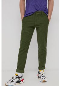 Levi's® - Levi's Spodnie sztruksowe męskie. Okazja: na spotkanie biznesowe. Kolor: zielony. Materiał: sztruks. Wzór: gładki. Styl: biznesowy #4
