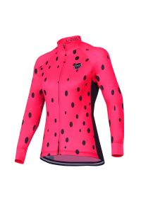 MADANI - Koszulka rowerowa damska madani Leopard. Kolor: różowy
