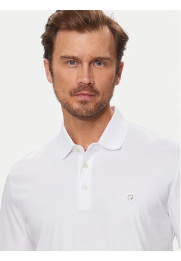 BOSS - Boss Polo C-Parris 01 50520297 Biały Regular Fit. Typ kołnierza: polo. Kolor: biały. Materiał: bawełna