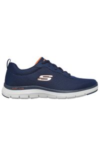 skechers - Buty do chodzenia męskie Skechers Flex Advantage 4.0. Zapięcie: sznurówki. Materiał: kauczuk, tkanina, syntetyk. Szerokość cholewki: normalna. Sport: turystyka piesza