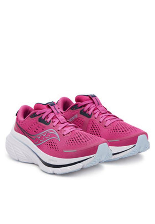 Saucony Buty do biegania Guide 18 S10998 Różowy. Kolor: różowy. Materiał: materiał