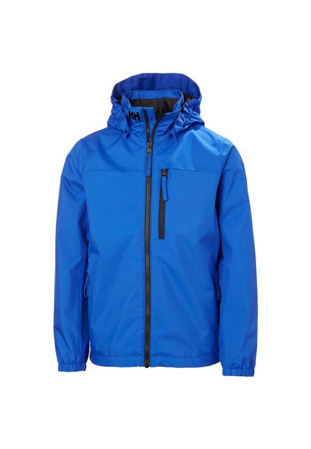 Dziecięca kurtka wodoodporna Helly Hansen Crew. Kolor: niebieski. Styl: młodzieżowy. Sport: żeglarstwo