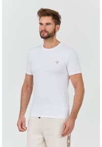 Guess - GUESS Biały męski t-shirt Core Tee Str, Rozmiar XXL. Kolor: biały #5