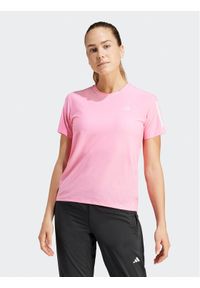 Adidas - adidas Koszulka techniczna Own The Run IN1592 Różowy Regular Fit. Kolor: różowy. Materiał: syntetyk. Sport: bieganie #1