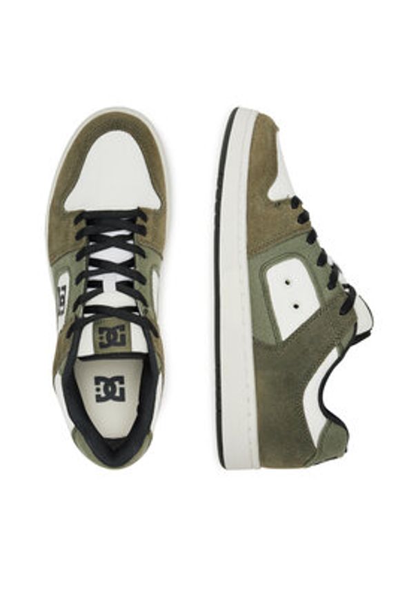 DC Shoes Sneakersy MANTECA 4 DC01732250 Zielony. Kolor: zielony. Materiał: zamsz, skóra