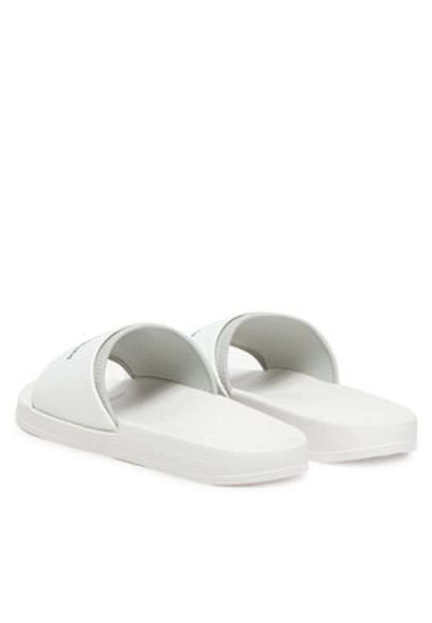 Calvin Klein Jeans Klapki Slide Rubber Neoprene Monologo YM0YM00361 Biały. Kolor: biały. Materiał: syntetyk