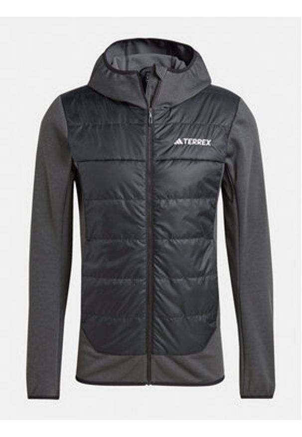 Adidas - adidas Kurtka outdoor Terrex Multi Hybrid IR7883 Czarny Regular Fit. Kolor: czarny. Materiał: syntetyk. Sport: outdoor
