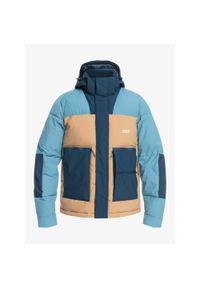 Kurtka zimowa męska Quiksilver Nomad Waterproof. Kolor: niebieski. Sezon: zima