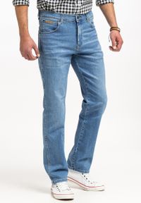 Wrangler - WRANGLER TEXAS MĘSKIE SPODNIE JEANSOWE JEANSY DŻINSY FRIDAY ROCK W121HR47E 112331061. Styl: rockowy