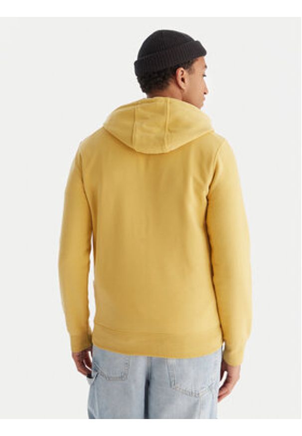 Quiksilver Bluza Screen Fleece Fineline EQYFT05136 Żółty Regular Fit. Kolor: żółty. Materiał: bawełna, syntetyk