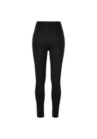 Legginsy damskie Urban Classics flock lace stripe (grandes tailles). Kolor: czarny #1