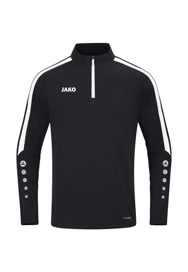 Dziecięca bluza dresowa zapinana na zamek Jako Power. Kolor: czarny. Materiał: dresówka