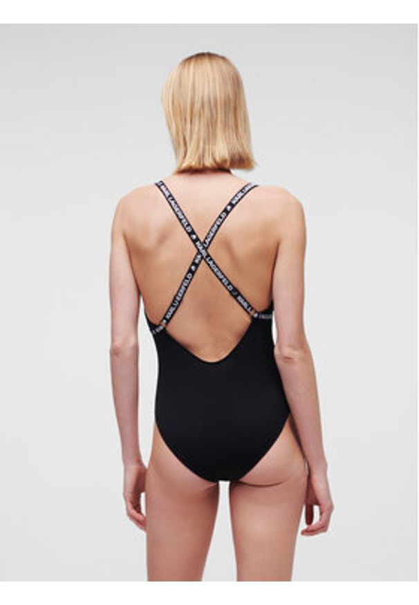Karl Lagerfeld - KARL LAGERFELD Body 225W2116 Czarny. Kolor: czarny. Materiał: lyocell