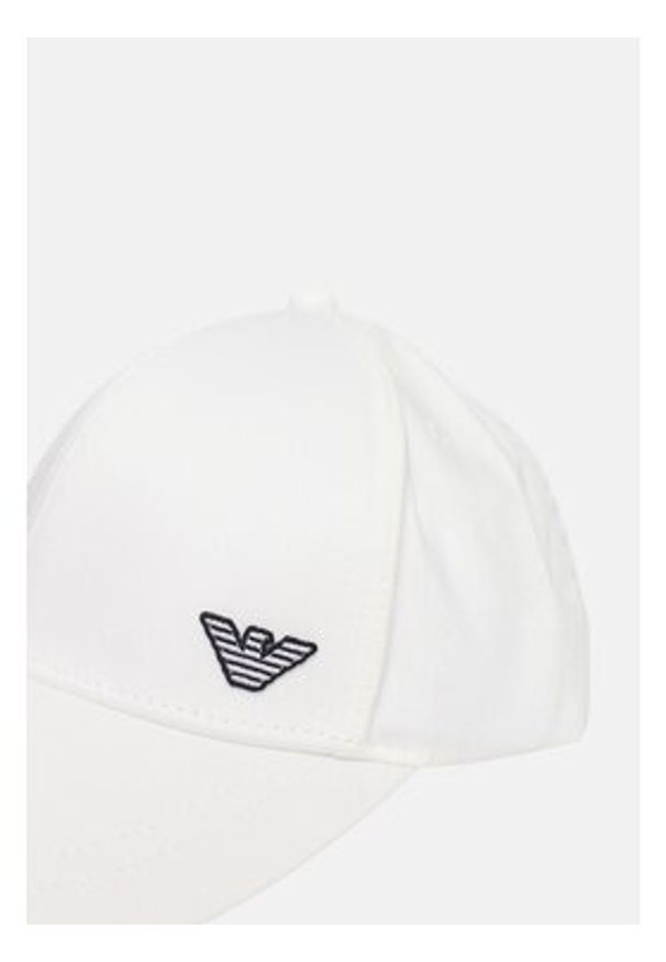 Emporio Armani Czapka z daszkiem EX000004 AF12603 U0011 Biały. Kolor: biały. Materiał: bawełna, materiał