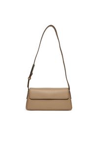 Calvin Klein Jeans Torebka Belted Small Shoulder Bag LV04K3110G Beżowy. Kolor: beżowy. Materiał: skórzane #4