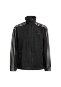 Adidas - adidas Kurtka jeansowa Firebird KE2965 Czarny Loose Fit. Kolor: czarny. Materiał: bawełna #7