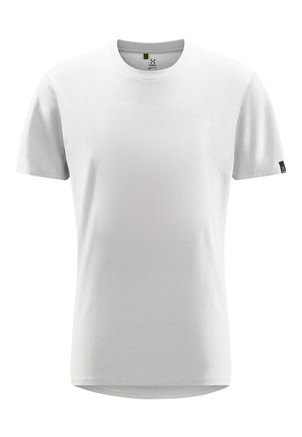 Haglöfs T-Shirt Camp 606514 Biały Active Fit. Kolor: biały. Materiał: bawełna