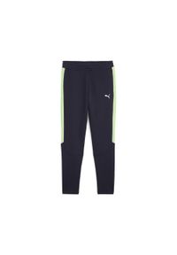 Puma - Młodzieżowe spodnie Evostripe PUMA New Navy Blue. Kolor: niebieski. Sport: turystyka piesza