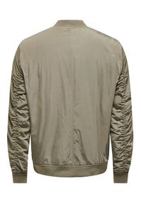 Only & Sons Kurtka bomber Joshua 22023287 Beżowy Regular Fit. Kolor: beżowy. Materiał: syntetyk
